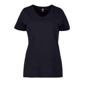 PRO wear CARE  V-hals dame T-shirt | fra ID - Navy - 0373 - T-shirts