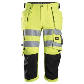 High-Vis stretch piratbukser med hylsterlommer, klasse 1/2 - Knickers
