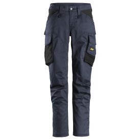 AllroundWork, stretch damebukser uden knælommer - Bukser