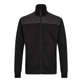 Entire sweat cardigan med krave - Cardigan