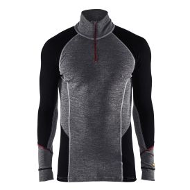 Undertrøje Merinould Half Zip Xwarm - Undertrøje