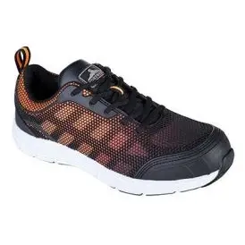 Portwest | FT15 - Steelite Tove Trainer S1P Black/Orange - Sikkerhedssko