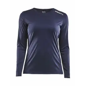 Navy CRAFT 1914659 Rush LS Tee W - Aarhus Klatreklub