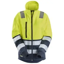 High-Vis dame sweatjakke med lang lynlås, klasse 2 - Trøjer