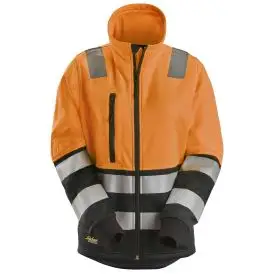 High-Vis dame sweatjakke med lang lynlås, klasse 2 - Trøjer