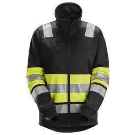 High-Vis dame sweatjakke med lang lynlås, klasse 1 - Trøjer