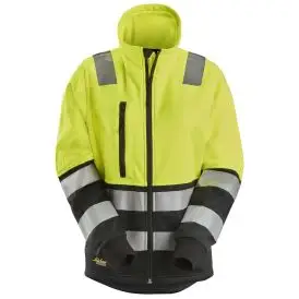 High-Vis dame sweatjakke med lang lynlås, klasse 2 - Trøjer