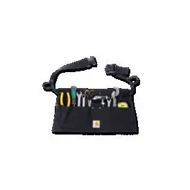 A09 FIRM DUCK HALF APRON - Kokke/Servicefag