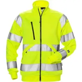 High vis sweatjakke dame kl.3 7427 SHV - F130:M3-1 Hi-Vis gul - Sweatshirts