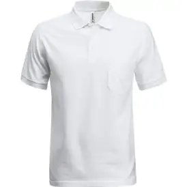 Acode Heavy Poloshirt K/Æ med brystlomme - F900:M3-1 Hvid - Poloshirts