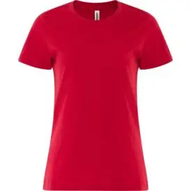 Acode Heavy T-shirt, dame - F331:M3-1 Rød - T-shirts