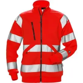 High vis sweatjakke dame kl.3 7427 SHV - F330:M3-1 Rød - Sweatshirts