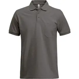 Acode Heavy Poloshirt K/Æ med brystlomme - F941:M3-1 Mørkegrå - Poloshirts