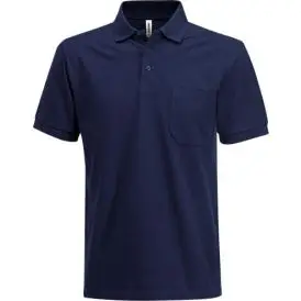 Acode Heavy Poloshirt K/Æ med brystlomme - F544:M3-1 Mørk Marine - Poloshirts