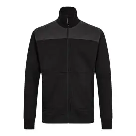 Entire sweat cardigan med krave - Cardigan