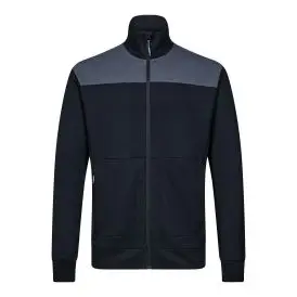 Entire sweat cardigan med krave - Cardigan