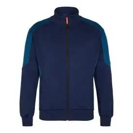 Galaxy sweat cardigan med krave - Cardigan