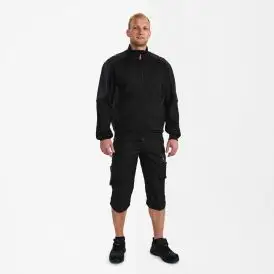 Galaxy sweat cardigan med krave - Cardigan