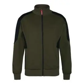 Galaxy sweat cardigan med krave - Cardigan