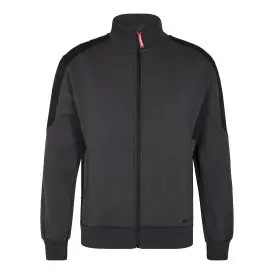 Galaxy sweat cardigan med krave - Cardigan
