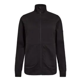 Entire dame sweat cardigan med krave - Cardigan