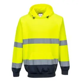 Hi-Vis Contrast Hoodie - #ERROR - Hættetrøje