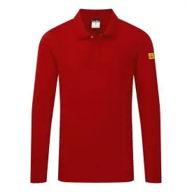 Anti-Static ESD Polo Shirt L/S - Poloshirts