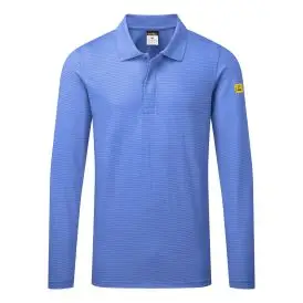 Anti-Static ESD Polo Shirt L/S - Poloshirts