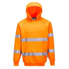 ES1 Essential Hi-Vis Hooded Sweatshirt - #ERROR - Hættetrøje