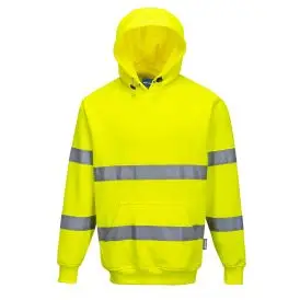 ES1 Essential Hi-Vis Hooded Sweatshirt - #ERROR - Hættetrøje
