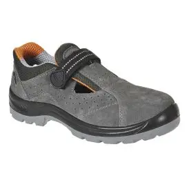 Steel Cow Suede Leather Sandal S1 SR FO - Sikkerhedssandaler
